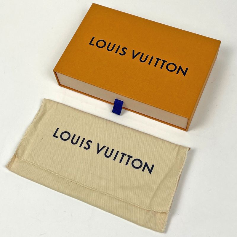 Louis Vuitton Portefeuille Sarah Bill Purse Coin Wallet Monogram Brown Multicolor