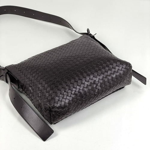 Bottega Veneta Intrecciato Shoulder Bag Leather