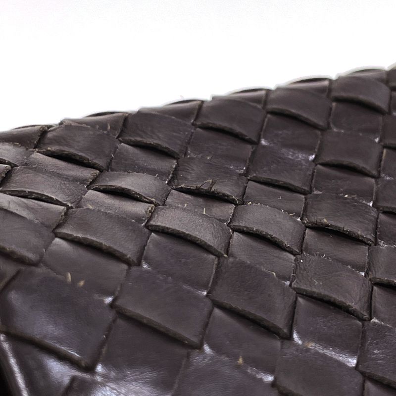 Bottega Veneta Intrecciato Shoulder Bag Leather