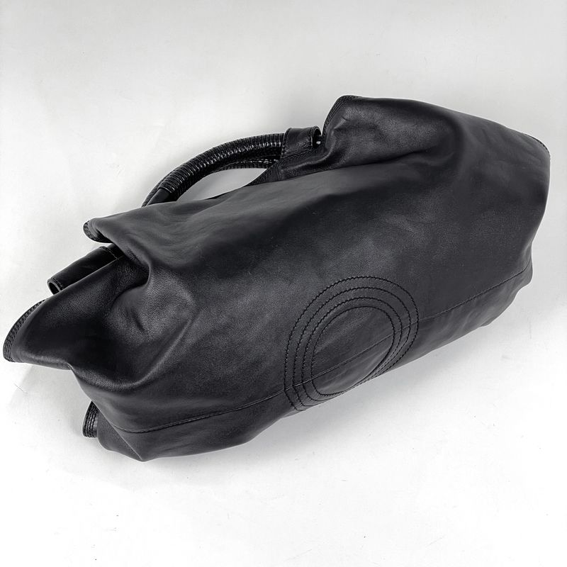 Loewe Nappa Aire Anagram Handbag Leather Black