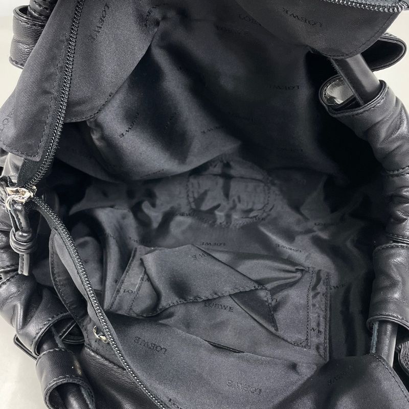Loewe Nappa Aire Anagram Handbag Leather Black