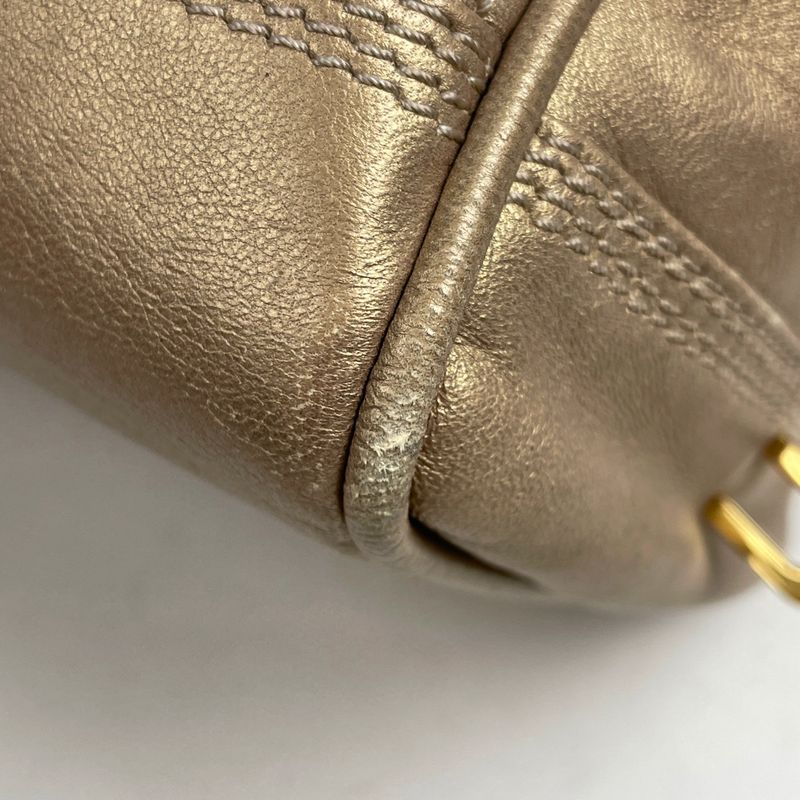 Loewe Amazona 28 Anagram Handbag Leather Gold
