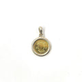 Hermes Yellow Gold Silver Pendant Top