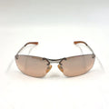 Dior Rimless 65 15 Plastic Pink Brown Sunglasses Silver