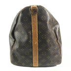 Louis Vuitton Boston Bag Keepall Bandouliere 55 Monogram Canvas Brown