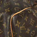 Louis Vuitton Boston Bag Keepall Bandouliere 55 Monogram Canvas Brown