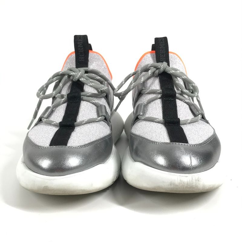 Hermes Sneakers Duel Rubber Silver Black Orange
