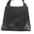 Chanel Shoulder Bag CC Logo All Over Pattern Leather Black