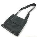 Chanel Shoulder Bag CC Logo All Over Pattern Leather Black