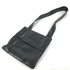 Chanel Shoulder Bag CC Logo All Over Pattern Leather Black