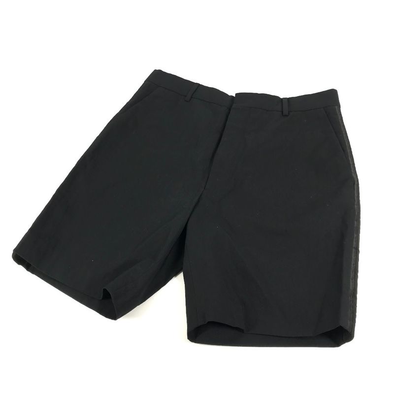 Fendi Shorts Logo Cotton Black Pants