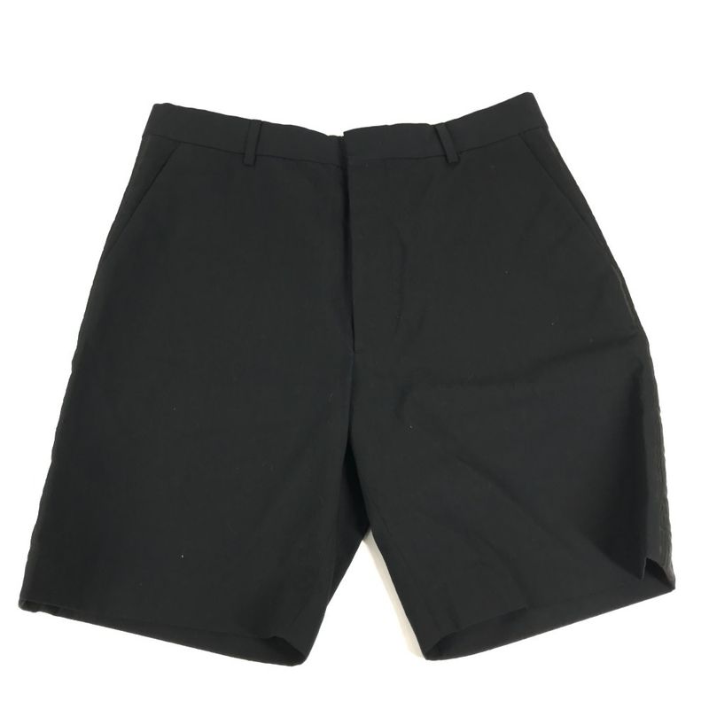 Fendi Shorts Logo Cotton Black Pants