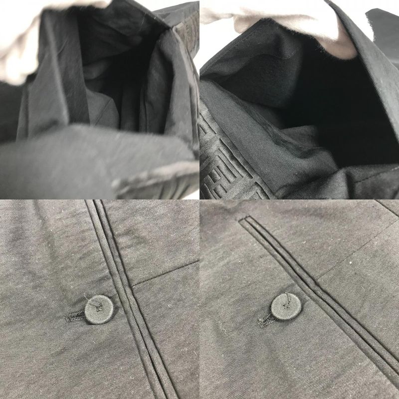 Fendi Shorts Logo Cotton Black Pants