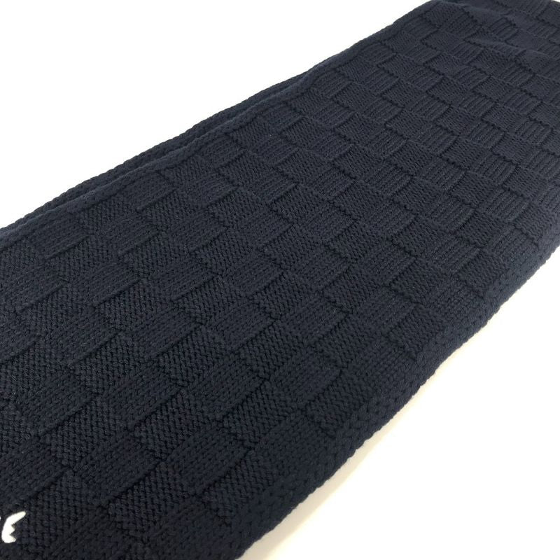Louis Vuitton Scarf Damier Snug Wool Navy Scarf