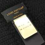 Louis Vuitton Scarf Damier Snug Wool Navy Scarf