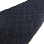 Louis Vuitton Scarf Damier Snug Wool Navy Scarf