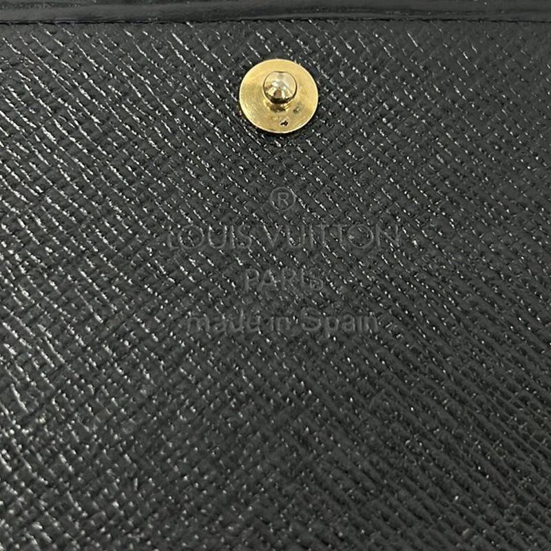 Louis Vuitton Wallet Epi Pochette Porte Monet Cles Noir Black