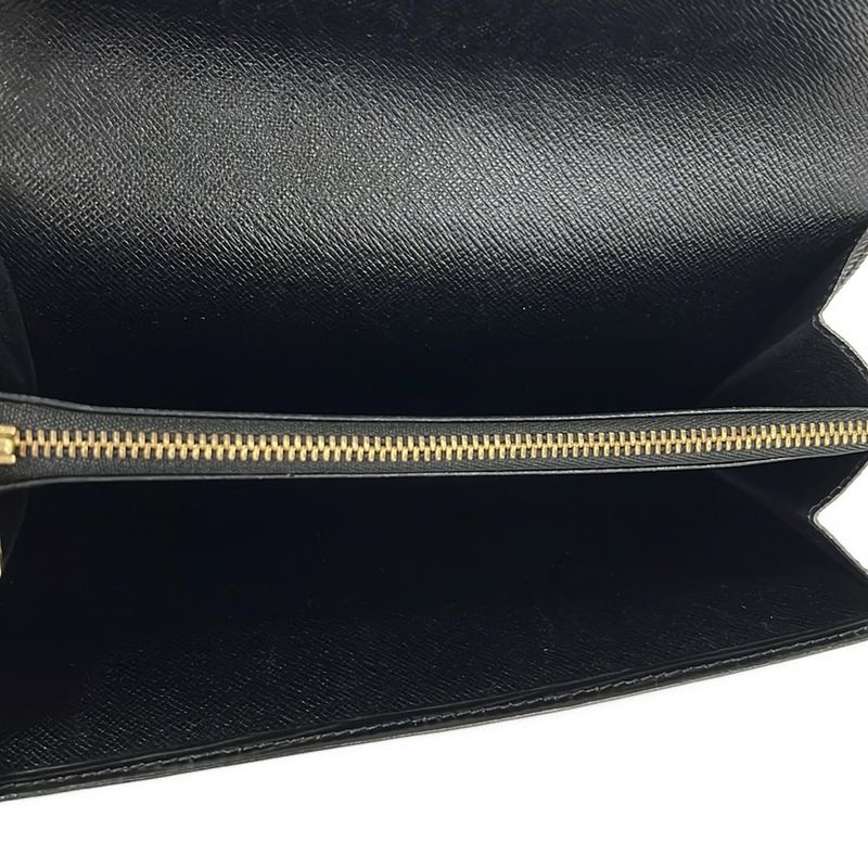 Louis Vuitton Wallet Epi Pochette Porte Monet Cles Noir Black