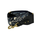 Dior Shoulder Strap Navy White Palm Tree Leather