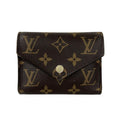 Louis Vuitton Trifold Wallet Monogram Portefeuille Victorine Rose Ballerine