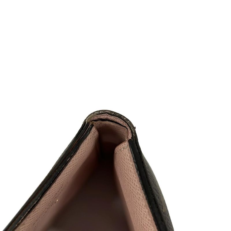Louis Vuitton Trifold Wallet Monogram Portefeuille Victorine Rose Ballerine