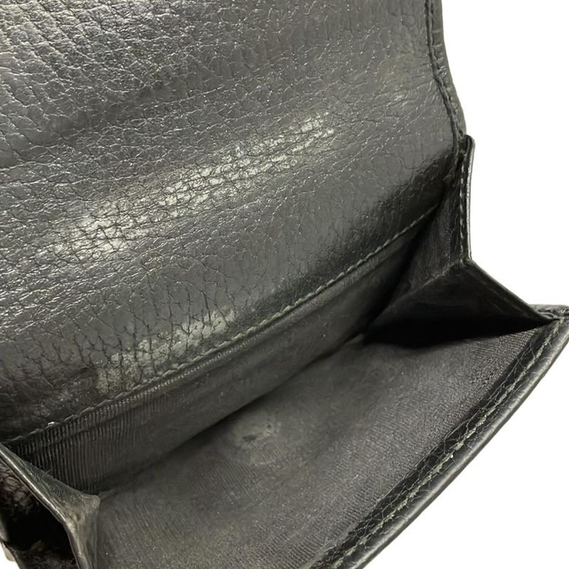 Gucci Hook Wallet GG Marmont Black Leather