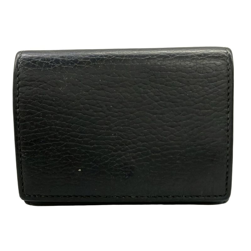 Gucci Hook Wallet GG Marmont Black Leather