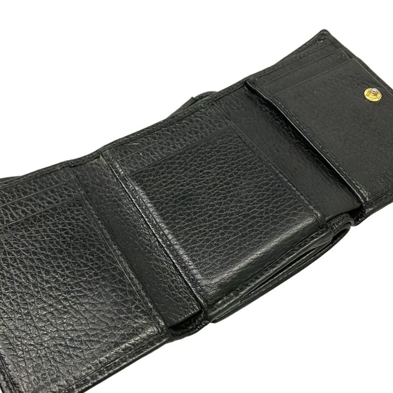 Gucci Hook Wallet GG Marmont Black Leather