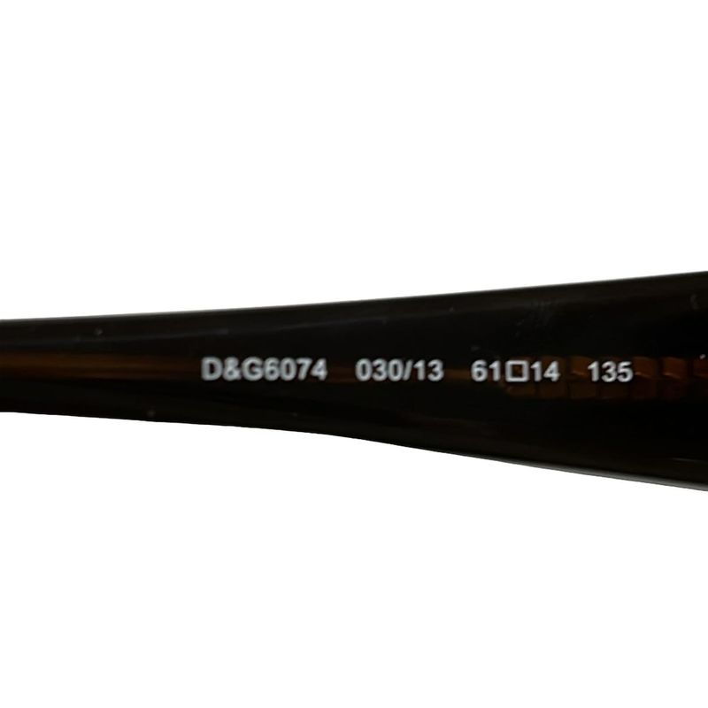 D&G Sunglasses Dark Brown Bronze Dark X Bronze