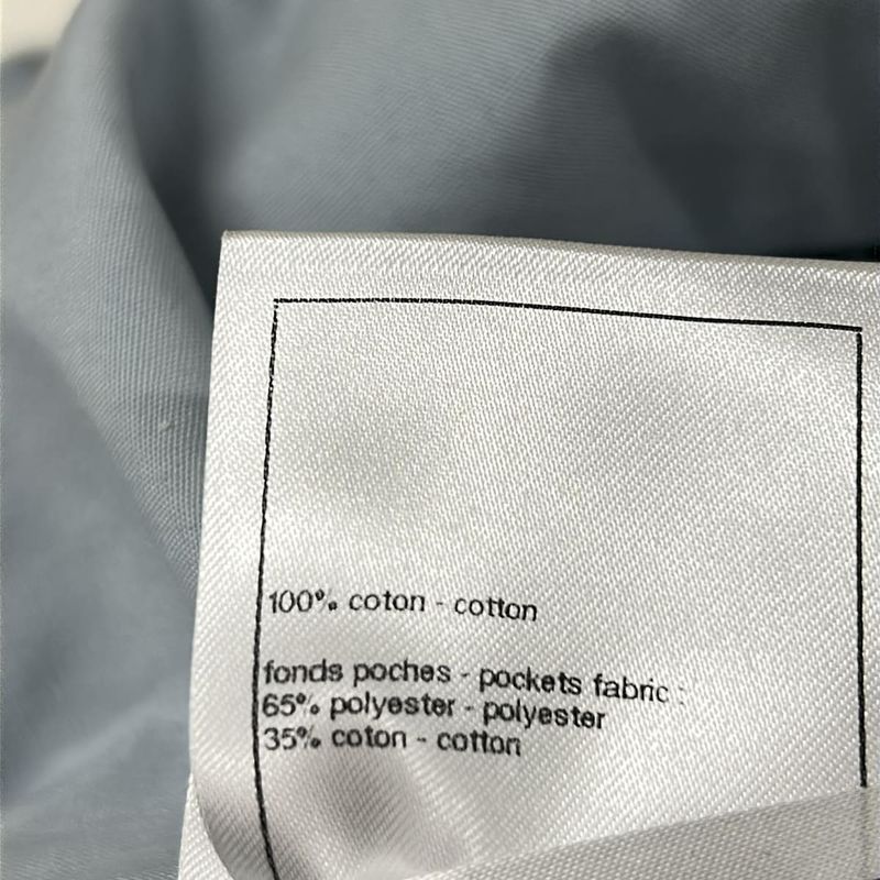 Chanel Pants 36 S Light Blue Full Length Denim