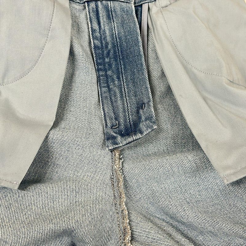 Chanel Pants 36 S Light Blue Full Length Denim