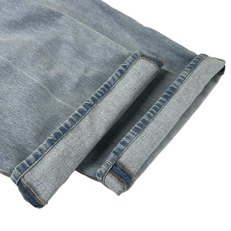 Chanel Pants 36 S Light Blue Full Length Denim