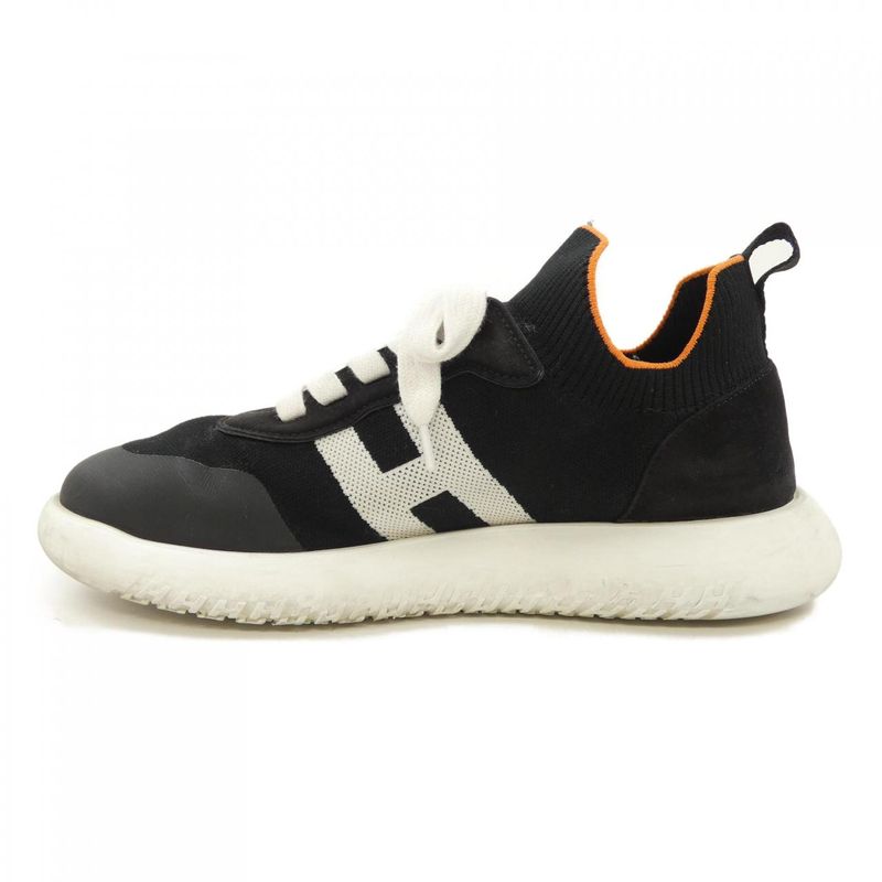Hermes Sneakers Black 41 Orange