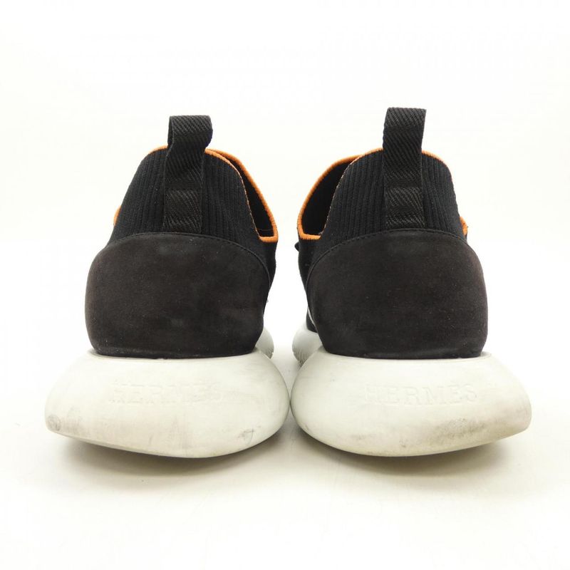 Hermes Sneakers Black 41 Orange