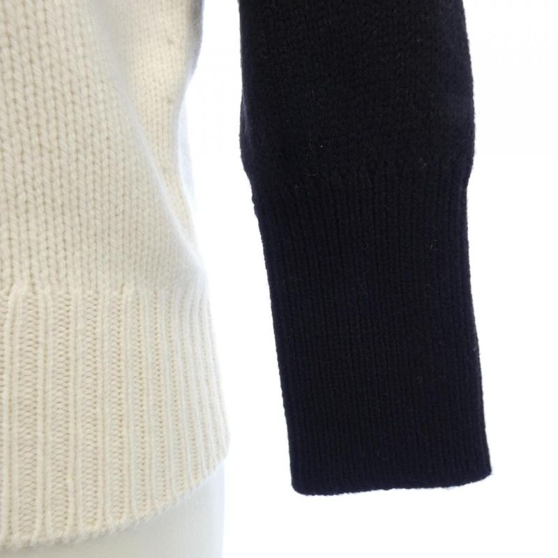 Chanel Vintage Knit Top Black White