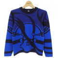 Hermes la Promenade du Matin Knit Top Blue Purple Black