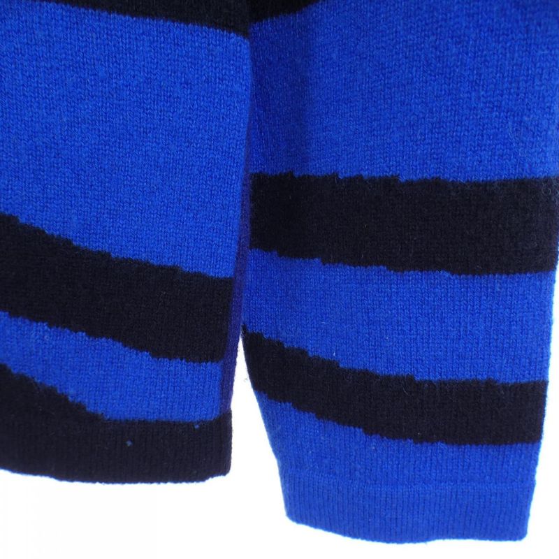 Hermes la Promenade du Matin Knit Top Blue Purple Black