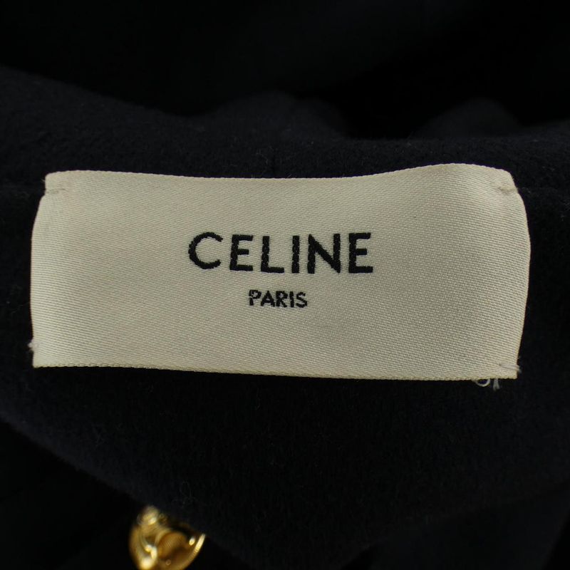 Celine Triomphe Jacket Cashmere Navy