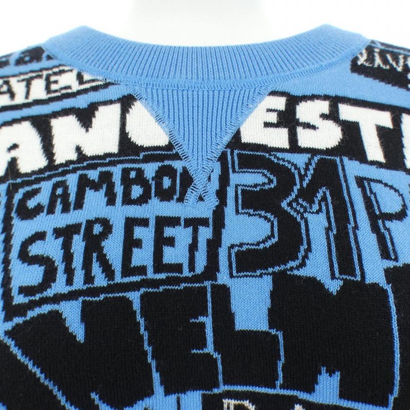 Chanel Knit Top Cashmere Blue