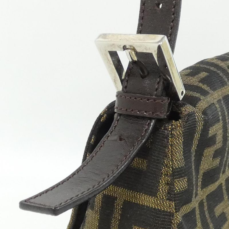 Fendi Vintage Mamma Baguette Shoulder Bag Tabacco