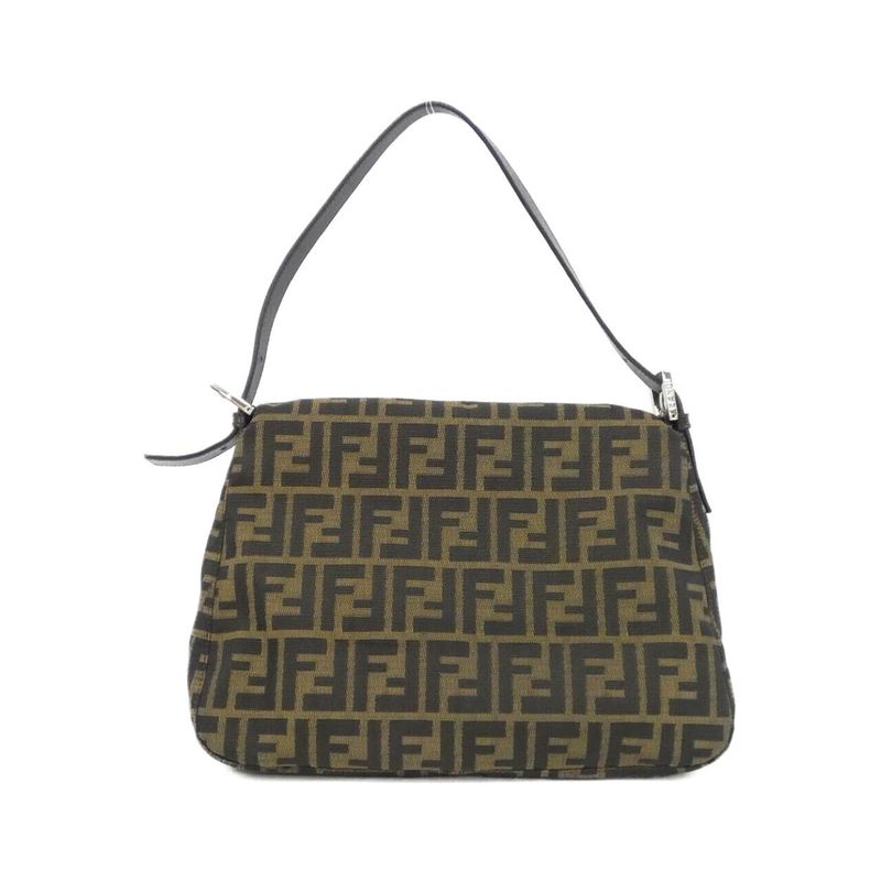 Fendi Vintage Mamma Baguette Shoulder Bag Tabacco