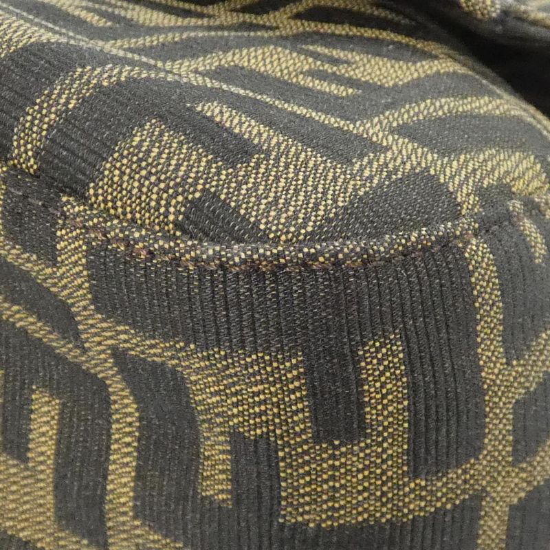 Fendi Vintage Mamma Baguette Shoulder Bag Tabacco