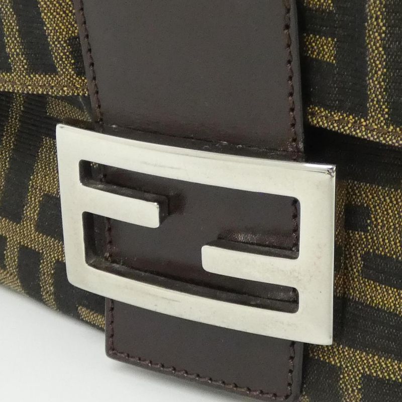 Fendi Vintage Mamma Baguette Shoulder Bag Tabacco