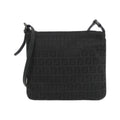 Fendi Vintage Shoulder Bag Black Metal