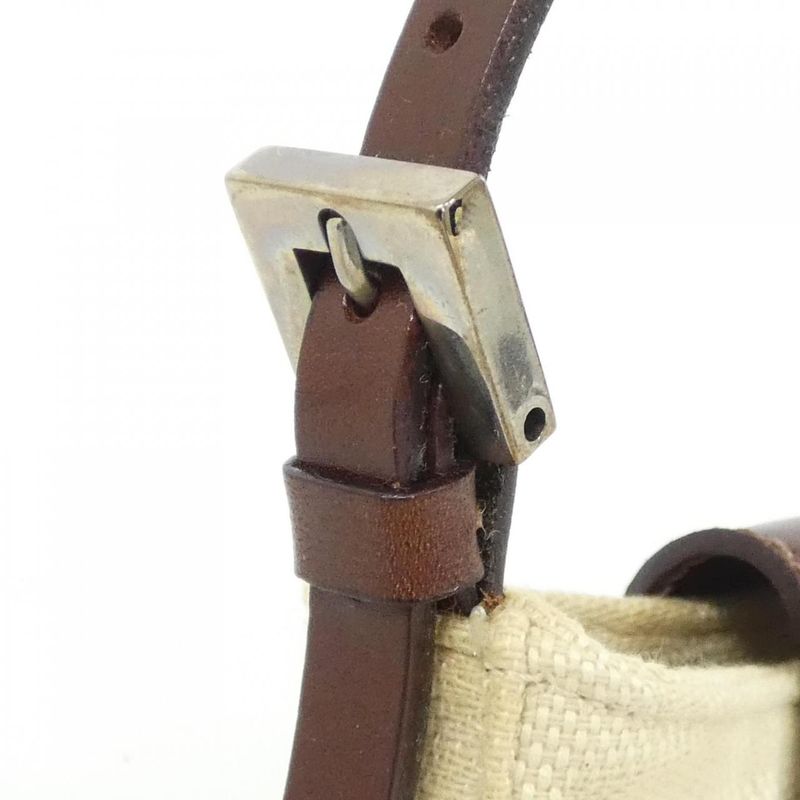 Fendi Vintage Bag Canvas Silver