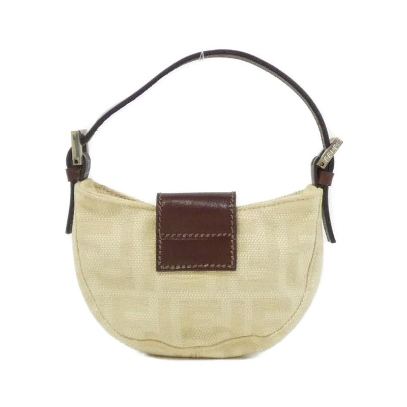 Fendi Vintage Bag Canvas Silver