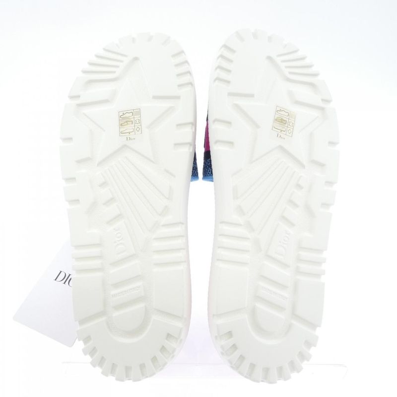Dior Dway D-flower Pop EM Sandals Black Blue Pink