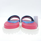 Dior Dway D-flower Pop EM Sandals Black Blue Pink