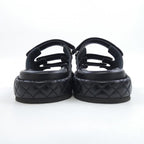 Chanel Mule Sandals Lambskin Black