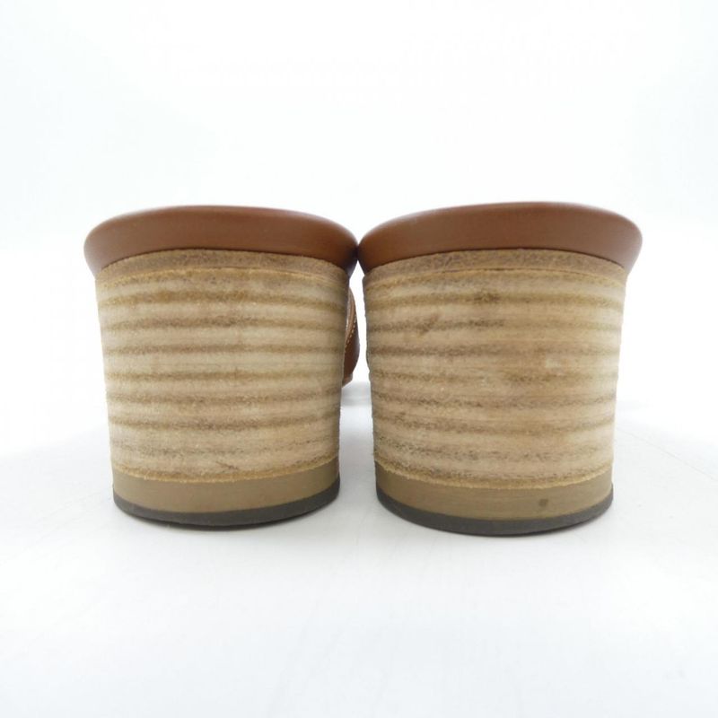 Hermes Oasis Sandals Brown 35